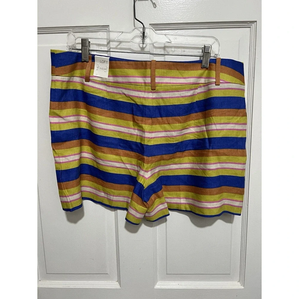 NWT Size 12 Women's‎ Loft Stripe Shorts